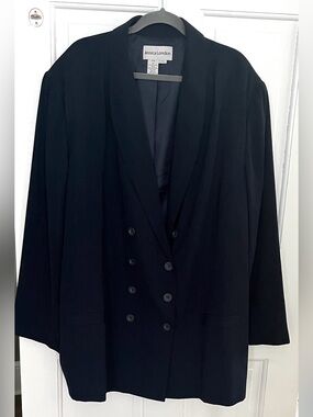 Jessica London Women’s 32W Double Breasted Blazer